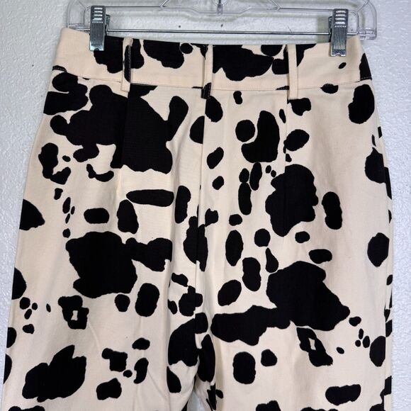 En Saison Anthropologie Pants Women Small Cow Flare Crop High Waist Western Boho - Picture 7 of 11